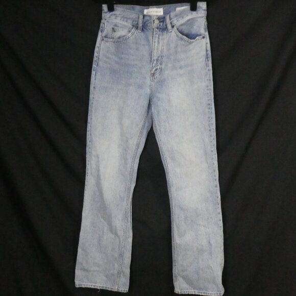 DENIM FORUM - The Jane 70's Super High Boot - 30L | size 28 | Blue Denim Jeans - Picture 1 of 16